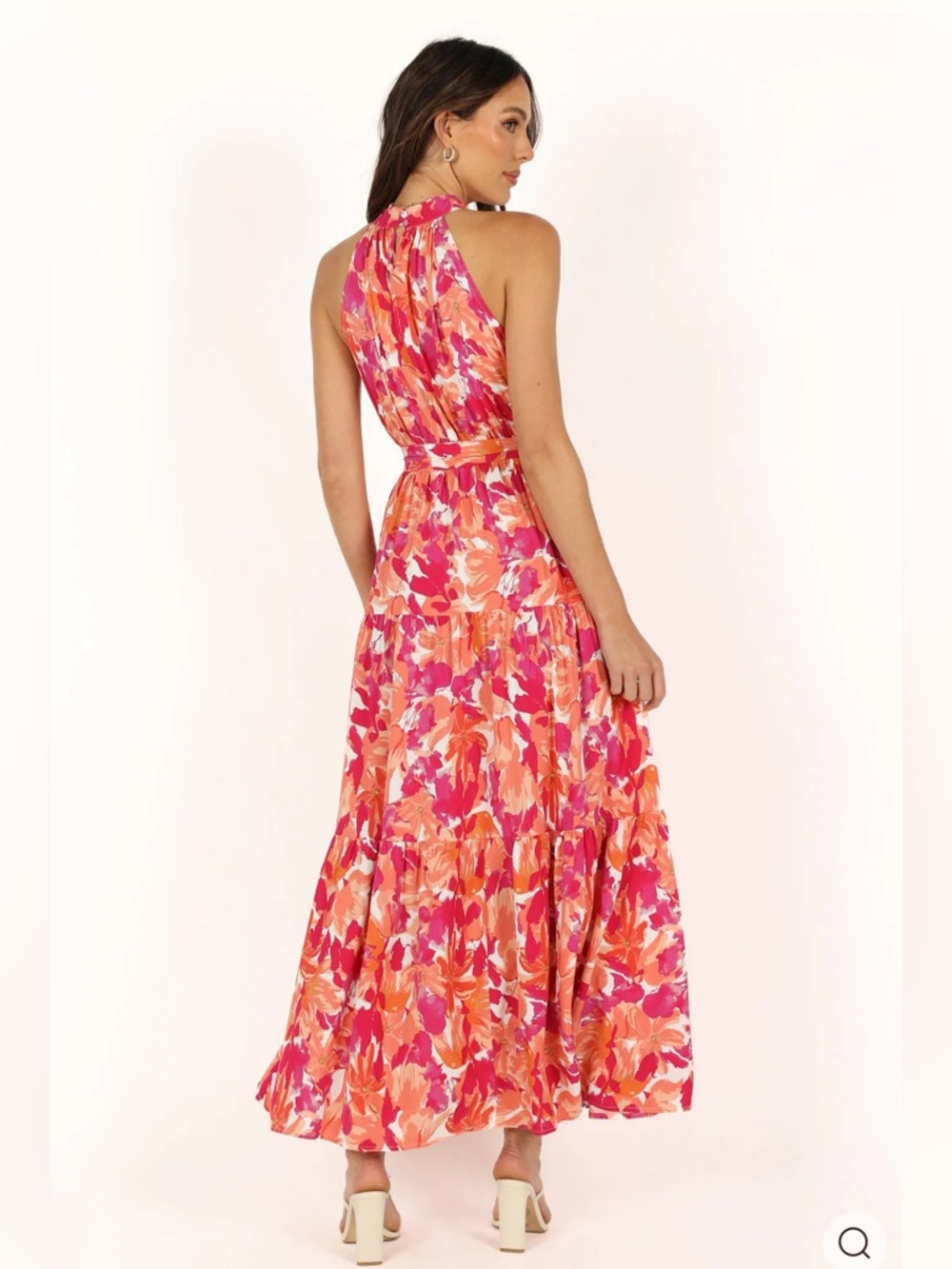 6. Petal & Pup $89 Caroline Maxi Halter Dress - Picture 5 of 5